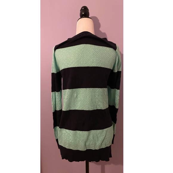 Anthropologie yellow bird boyfriend striped cardigan - Picture 5 of 5